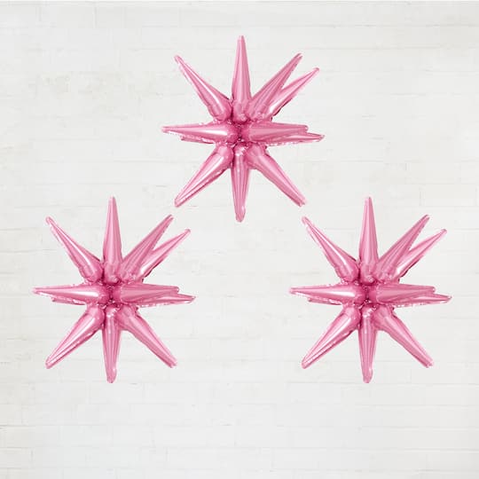 Michaels, 26" Starburst Foil Balloons, 3ct. by Celebrate It™ – Category: Foil Balloons